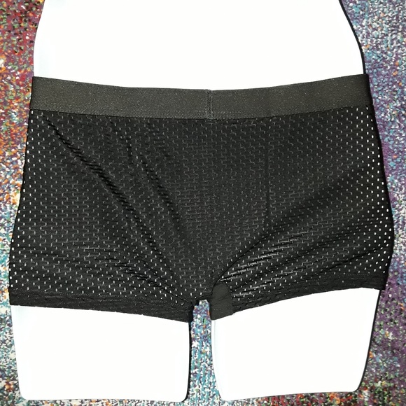 Silky Black Breathable Lightweight Boxer Briefs - Picture 5 of 6